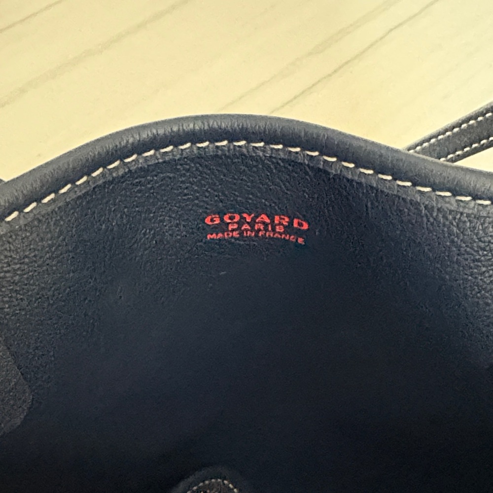 Goyard small tote in Navy - Picture 3 of 6